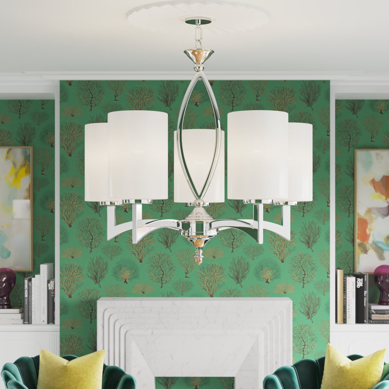 Rudy 5 - Light Shaded Chandelier