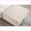 Chaise longue pour le salon, revêtue de velours moderne | Beige | Velours