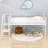 Bodell Twin Metal And MDF Loft Bed With Stairs-324657381