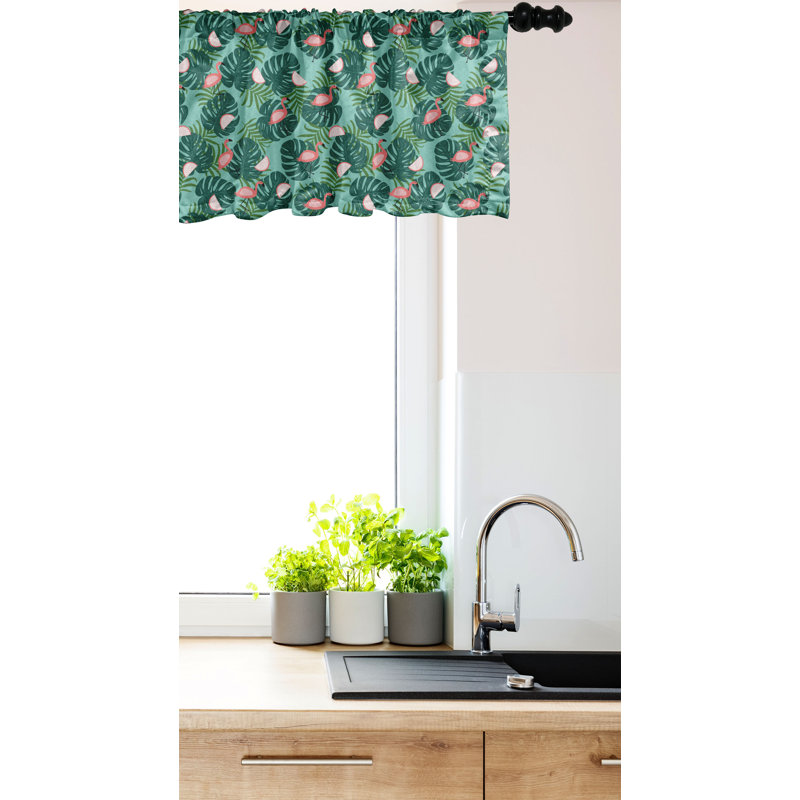 Multicolore ensemble de 2 cantonnières botaniques Ambesonne, L 54 po x L 12 po