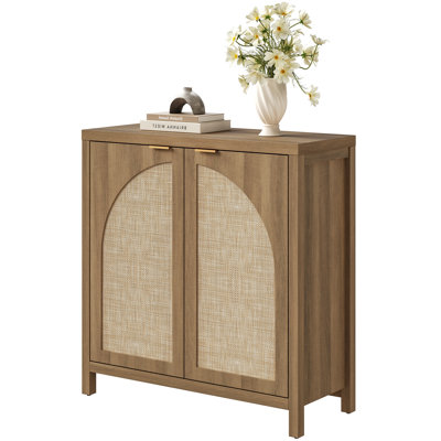 Boho - Rattan Sideboard With Adjustable Shelves by Bayou Breeze