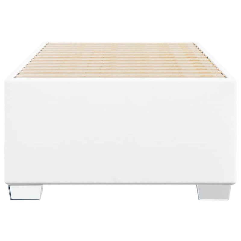 Lit en similicuir Latitude Run® Bed, Lit simple, Blanc
