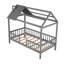 Lit simple en bois avec clôture (lit)-814322810