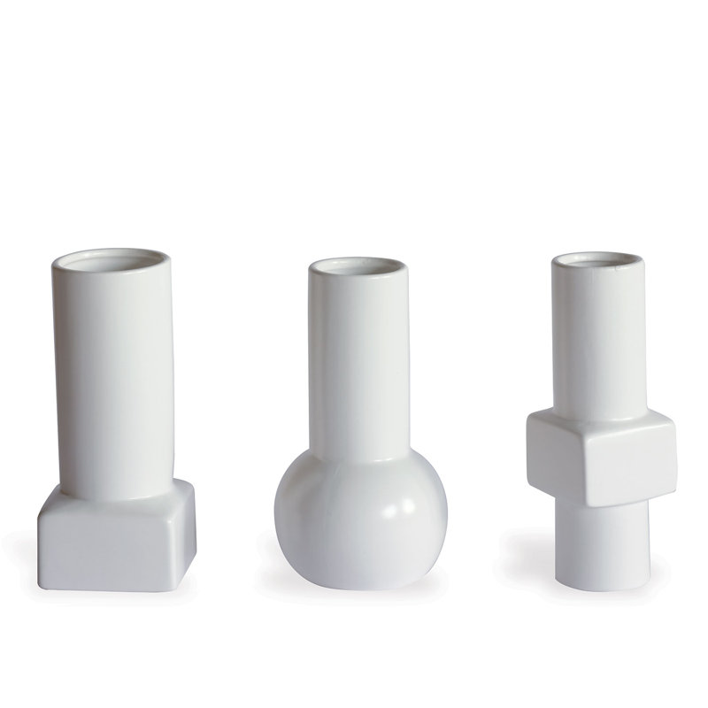 Deco Handmade Table Vase, White