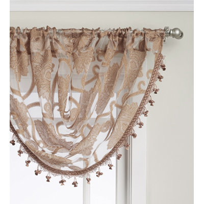 Kelliher Floral Scalloped Window Valance