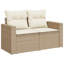 Ensemble de canapé de jardin Vidaxl beige