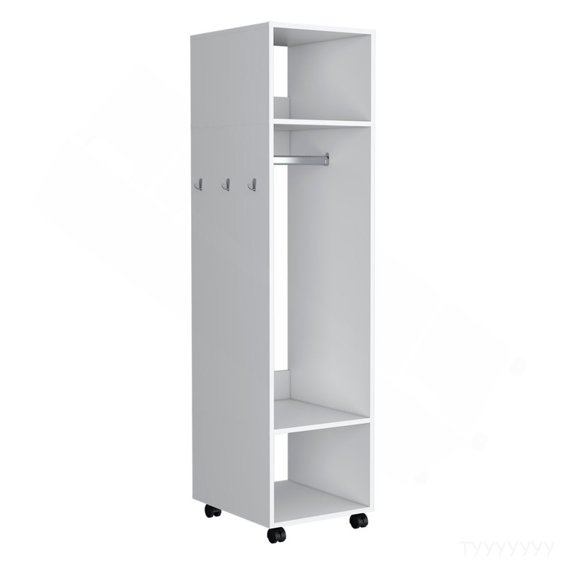 Garde-robe Devon, chambre à coucher, blanc, Blanc