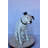 Jack Russel Terrier Dog Bronze Statue -  Size: 25"L X 11"W X 26"H.