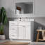 Meuble-lavabo simple avec plateau en quartz Disar-122120488-122120486