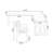 78.74"+55.12" Black L-Shaped Solid Wood Office Sets