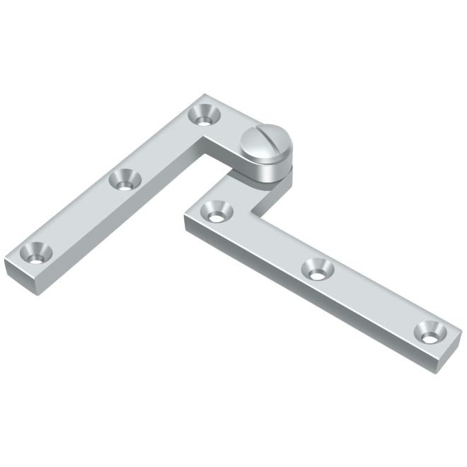 5.5" H x 4.375" W Pivot Hinge Single Door Hinge Deltana