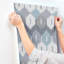 Abilene Apricot Ikat Wallpaper-1740899943