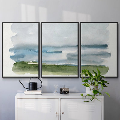 Coastline Splash II - Toile encadrée multi-pièces