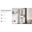 Armoire de rangement de 69 po de hauteur avec 2 portes de grange, 1 tiroir et des tablettes réglables pour une organisation efficace-2058890968