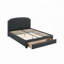 Lit simple en tissu-275057324