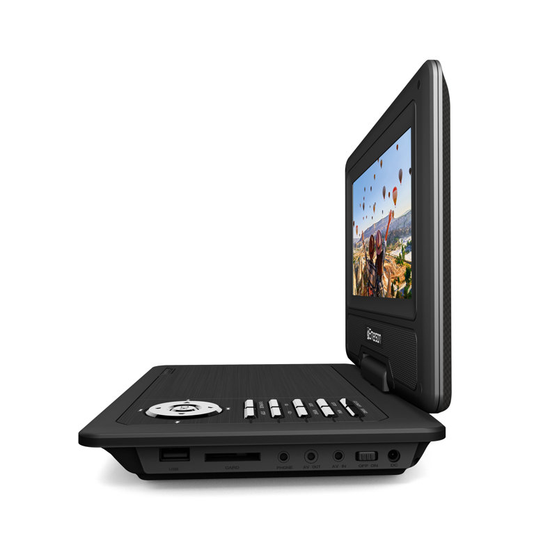 7" Portable DVD Player with Built-in Speaker