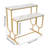 Gold Two-Layer Display Shelf Purse Display Stand
