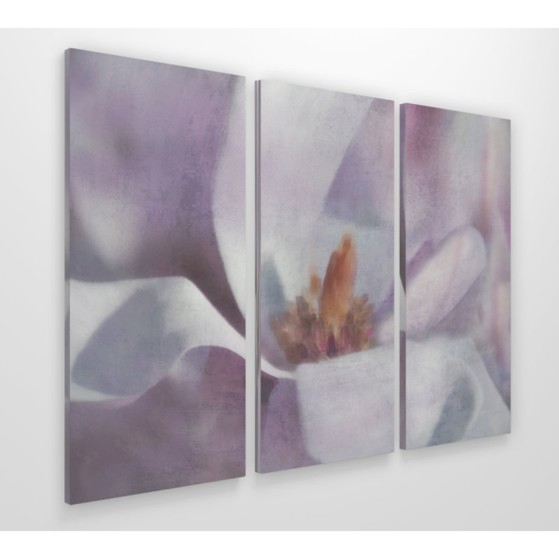 " Magnolia Melody I " 3 - Pieces, 24" H x 36" W x 1.5" D