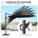 11' Octagonal Patio Cantilever Umbrella With Weighted Base
