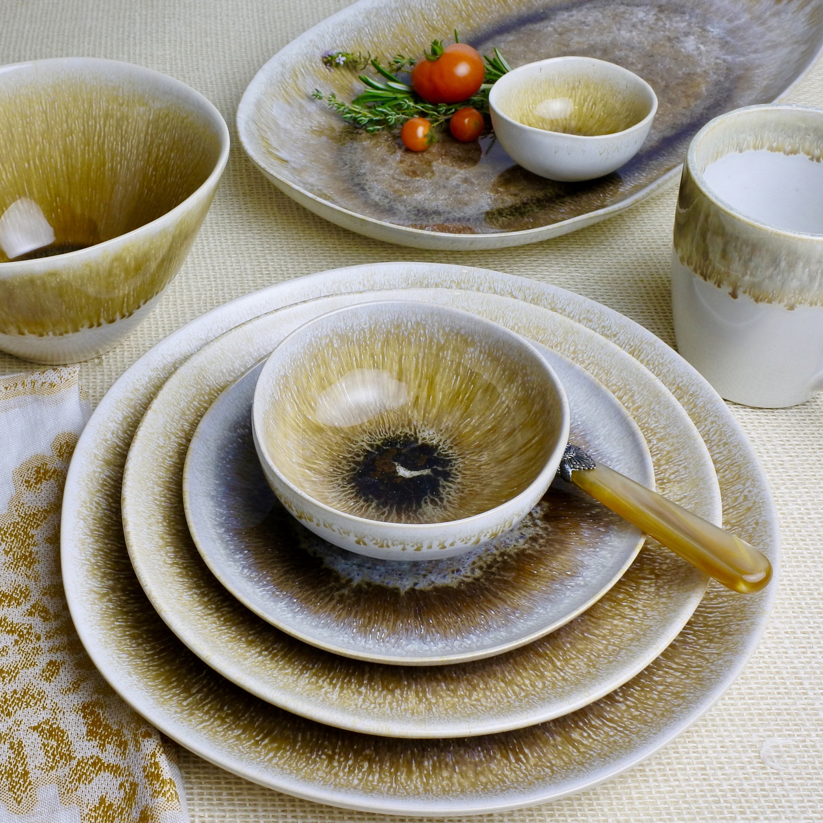 Mariessa Stoneware Dessert Bowl