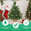 Arbre de Noël de table en PE 2 pi avec 230 pointes, mini arbre vert réaliste avec base en plastique
