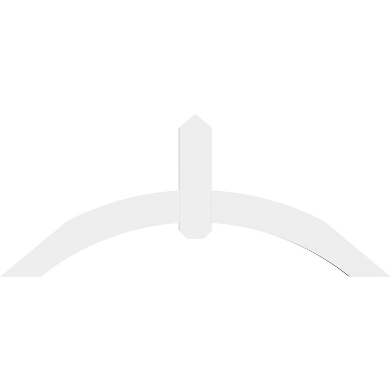 Support pour pignon en PVC Archdale, H 20 po x l 48 po (pas: 10/12), P 2 po x F 4 po