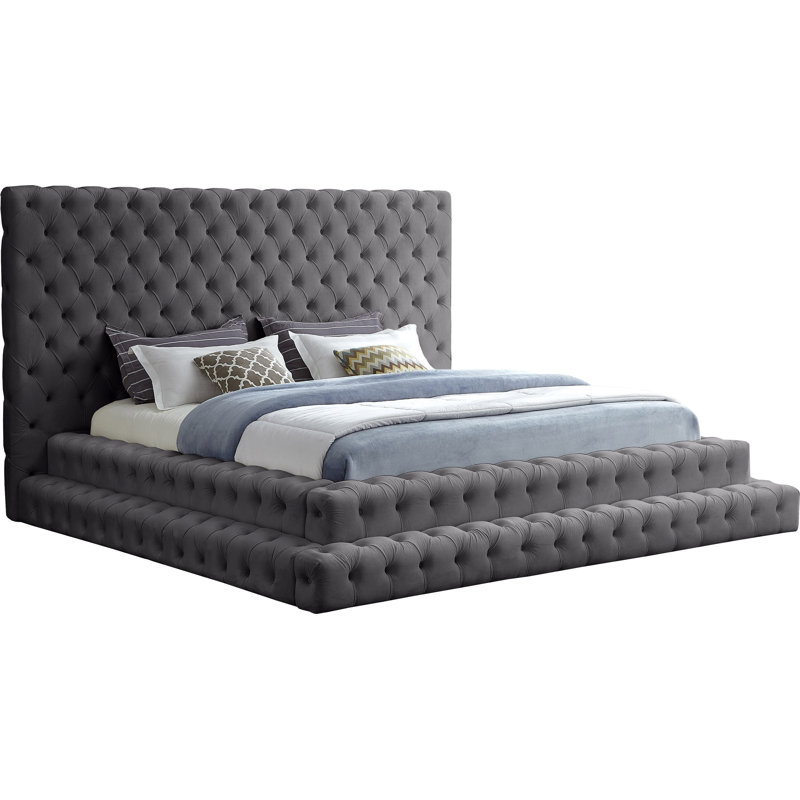Dymphia Revel Velvet Bed