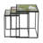 Bohl Glass Top Nesting Tables