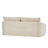Coriddi Modern Organic Upholstered Sofa with Curved Arms and Solid Wood Frame-124279743
