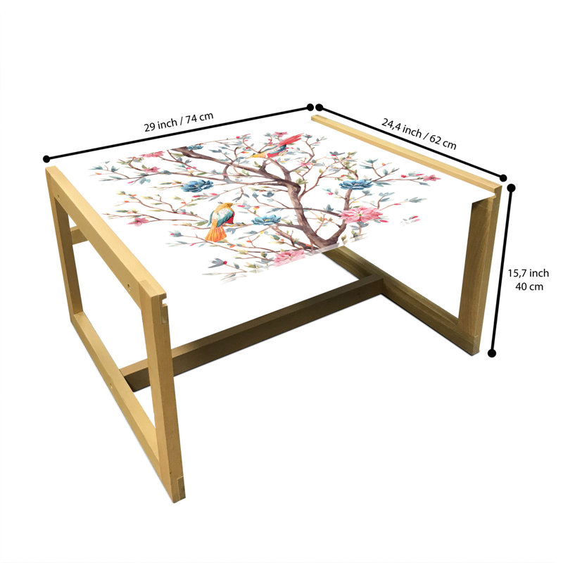 Jakanye Sled Coffee Table, 62cm H x 74cm W x 40cm D
