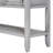 Cambridge Series  Ample Storage Vintage Console Table With Four Small Drawers And Bottom Shelf For Living Rooms-91164933