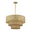 Grand lustre 6 feuilles Weavington