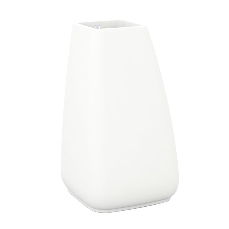 Noma Pot Planter, Ice, 39.25" H x 23.5" W x 23.5" D