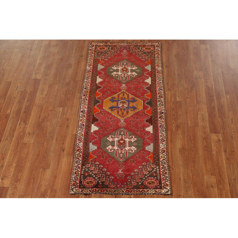 Tapis de couloir géométrique traditionnel 2x5