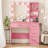 Makeup Vanity Desk With With 10 Light 3 Lighting Modes Brightness And Mirror And Power Outlet-1046125630