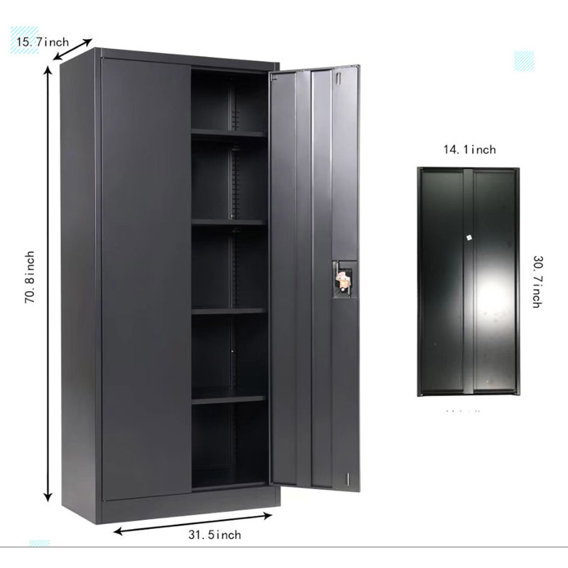 Aqueela 31.13'' Wide 4 - Shelf Storage Cabinet