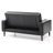 Andrews 60in Loveseat, Black
