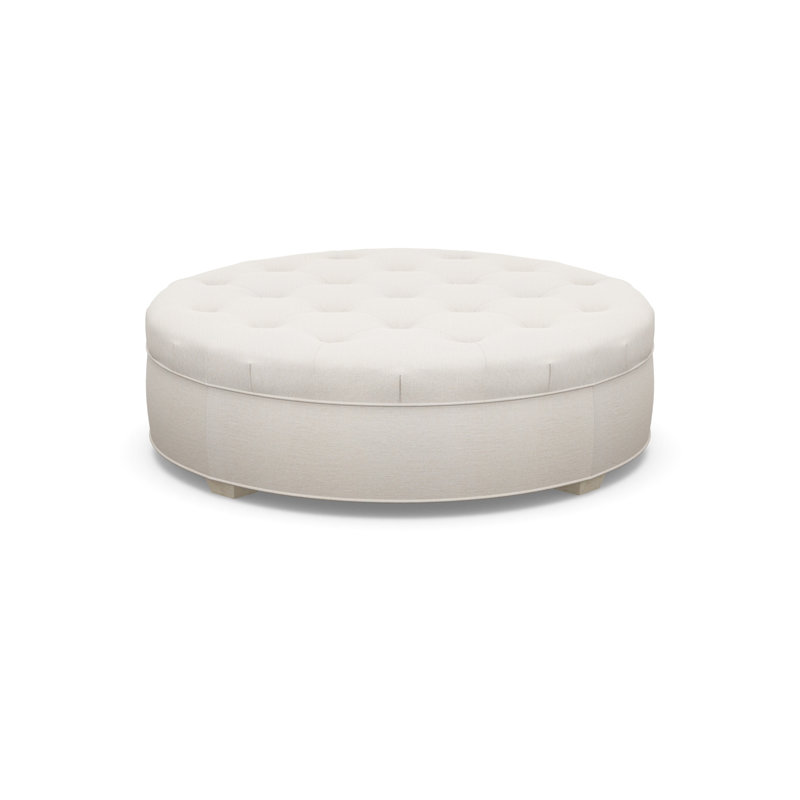 Round Ottoman, 5246-70, Sandstone