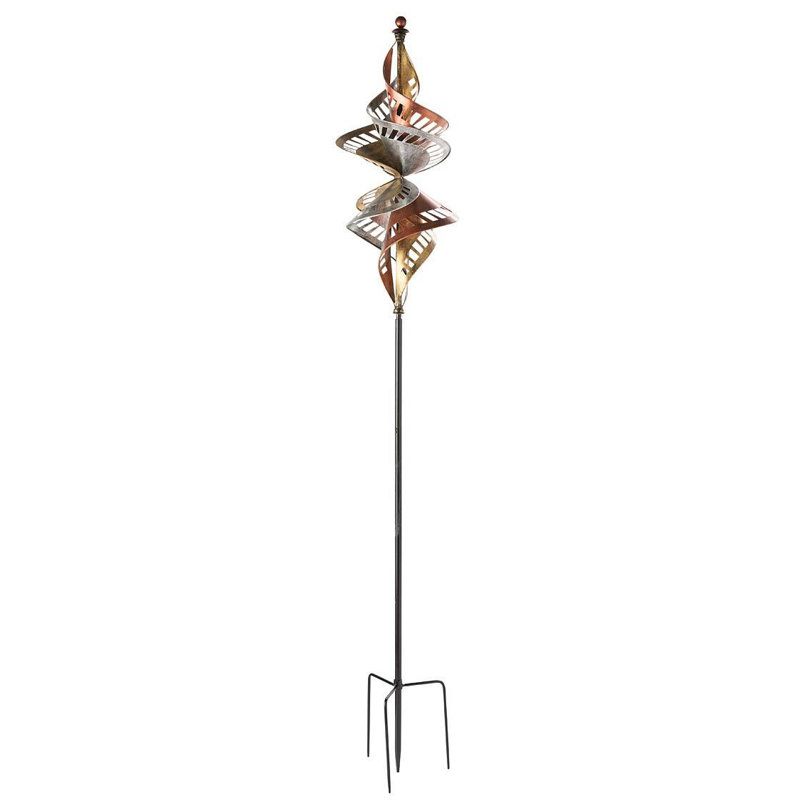 Ventilateur en spirale en métal antique