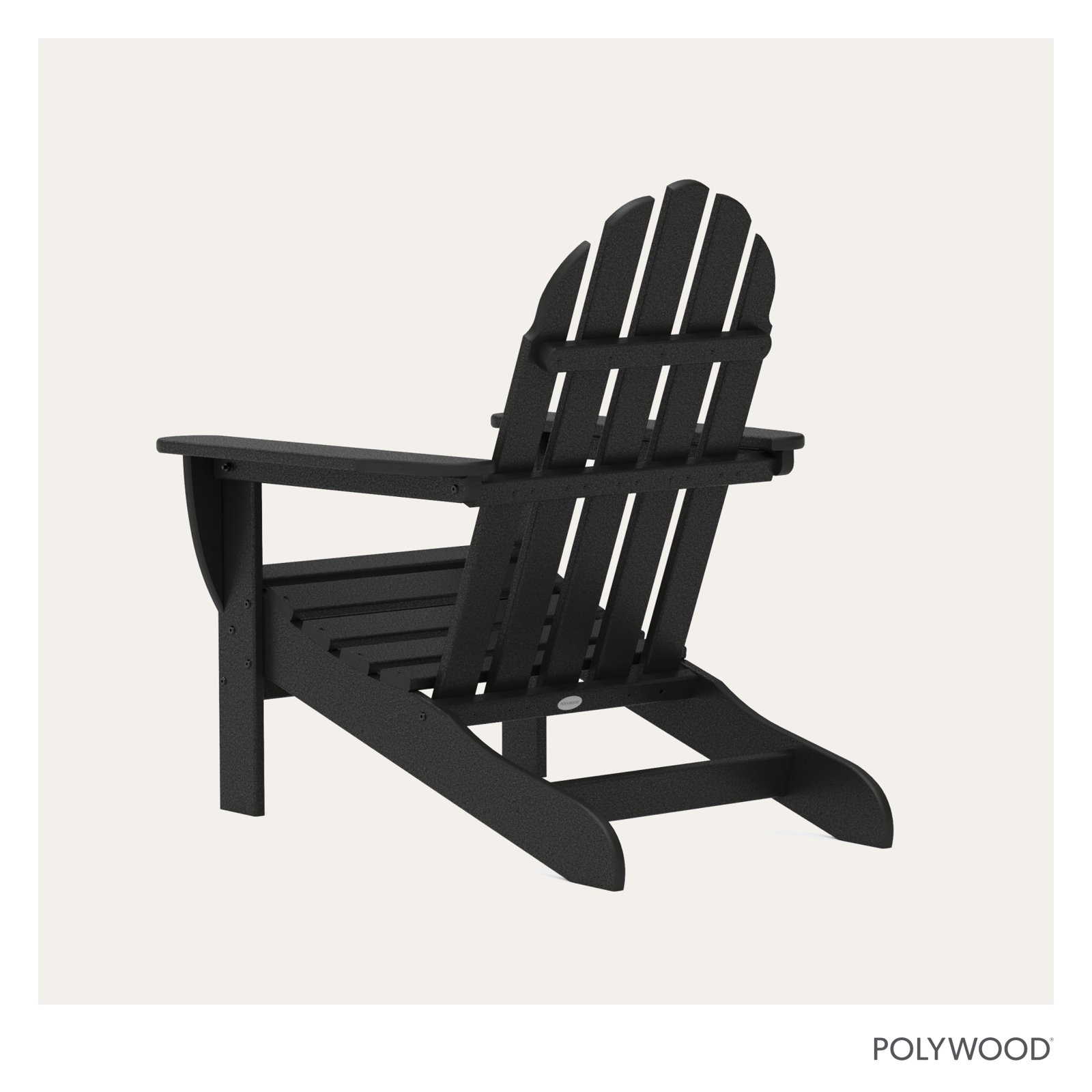 POLYWOOD® Classic Adirondack Chair, Black