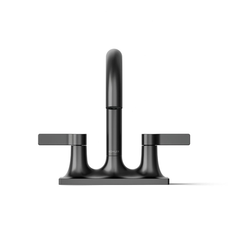 Venza Centerset Bathroom Sink Faucet 1.0 GPM, Matte Black