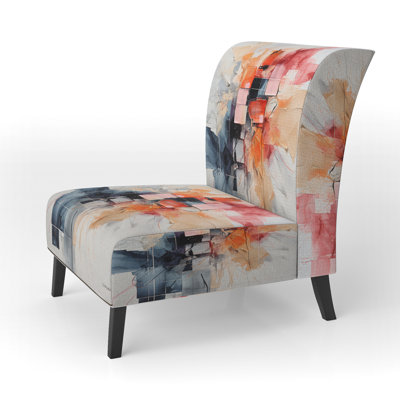 Fauteuil de chambre Fashion Calvin K Geometric Glam II - rembourré, fauteuil d'appoint Fashion Art