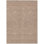 9' X 12' Brown And Beige Geometric Washable Indoor Outdoor Area Rug