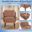 Chaise d'appoint en chenille avec coussins réversibles et pieds en bois massif, fauteuil rembourré avec ressorts ensachés-1748879403-1748879402
