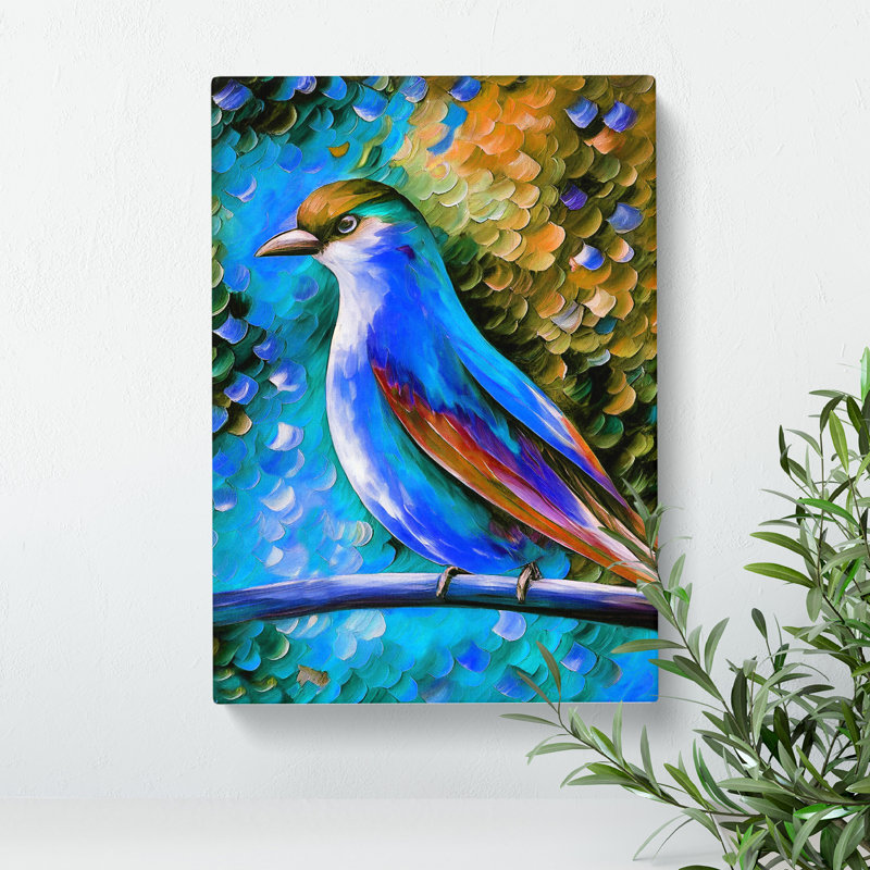 View Of A Bird No.2 - Wall Art, 60cm H x 40cm W, Wrapped Canvas, No Matte