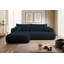 Alija 3 Seater Velvet Sofa & Chaise-160813293-160813280