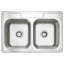 Évier de cuisine encastré en acier inoxydable Fine Fixtures