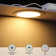 6" Ultra Slim Selectable CCT Remodel LED Canless Recessed Lighting Kit