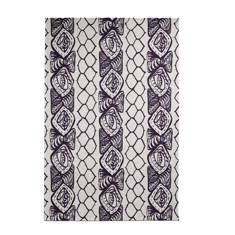 Safari Chenille Geometric Indoor Rug