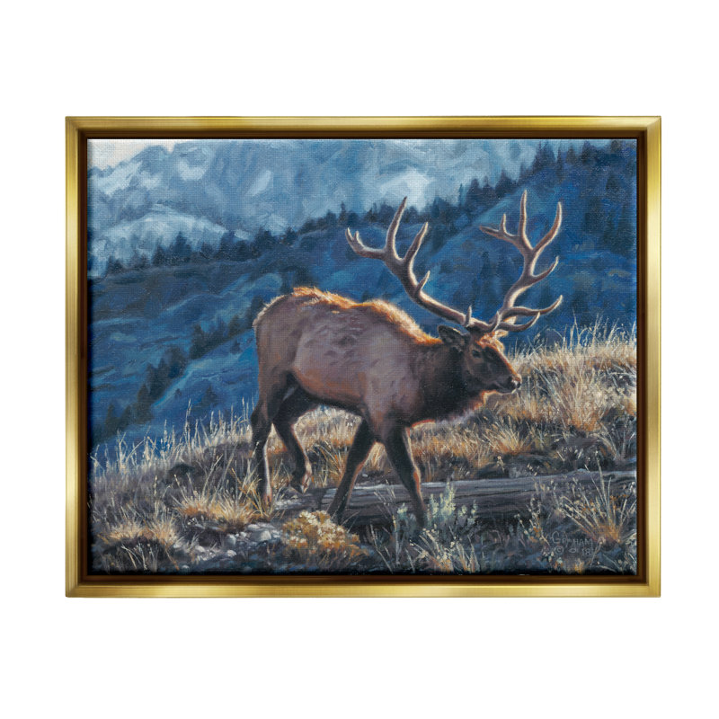 «Millwood Pines Cross Country Elk Mountain View», art mural encadré par David Graham, H 17 po x l 21 po x P 1,7 po